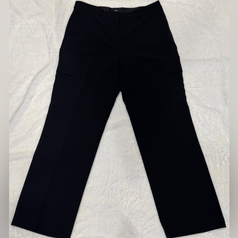 Express Black Cargo Dress pants- 16 Long